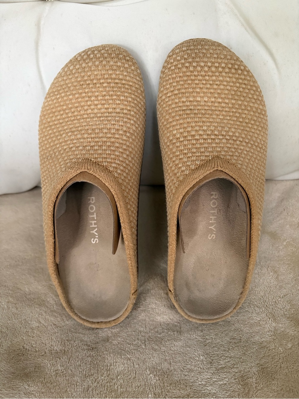 Rothy’s The Hemp Casual Clog in Flax🔥Size 8 - Picture 6 of 16